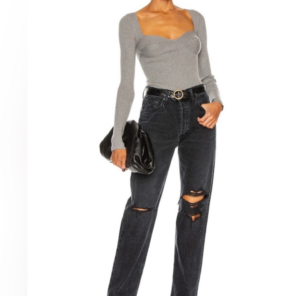 Agolde Black Lana Denim Jeans